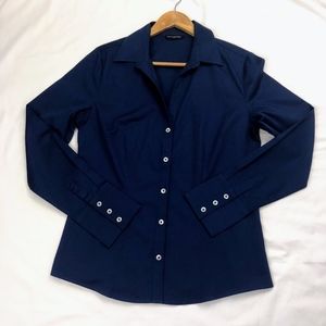 ⬇️$25 Banana Republic button down shirt navy 10